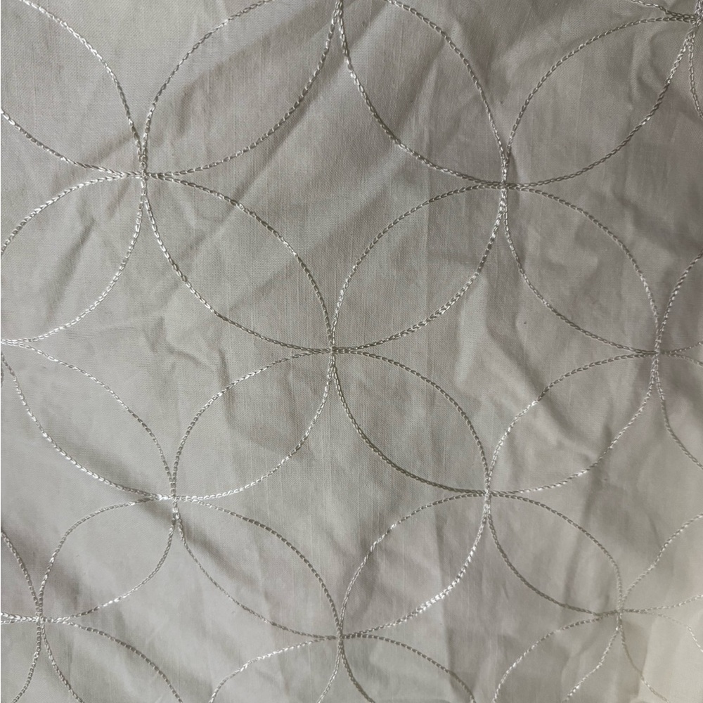 New White Shower Curtain